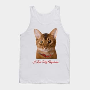 Abyssinian Cat T Shirt Tank Top